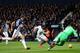 WEST BROMWICH, ENGLAND - NOVEMBER 18: Alvaro Morata of Chelsea scores the opening goal during the Premier League match between West Bromwich Albion and Chelsea at The Hawthorns on November 18, 2017 in West Bromwich, England. (Photo by Catherine Ivill/Ge
