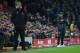 Liverpool's German manager Jurgen Klopp (L) and Chelsea's Italian head coach Antonio Conte watch the players from the touchline during the English Premier League football match between Liverpool and Chelsea at Anfield in Liverpool, north west England on J