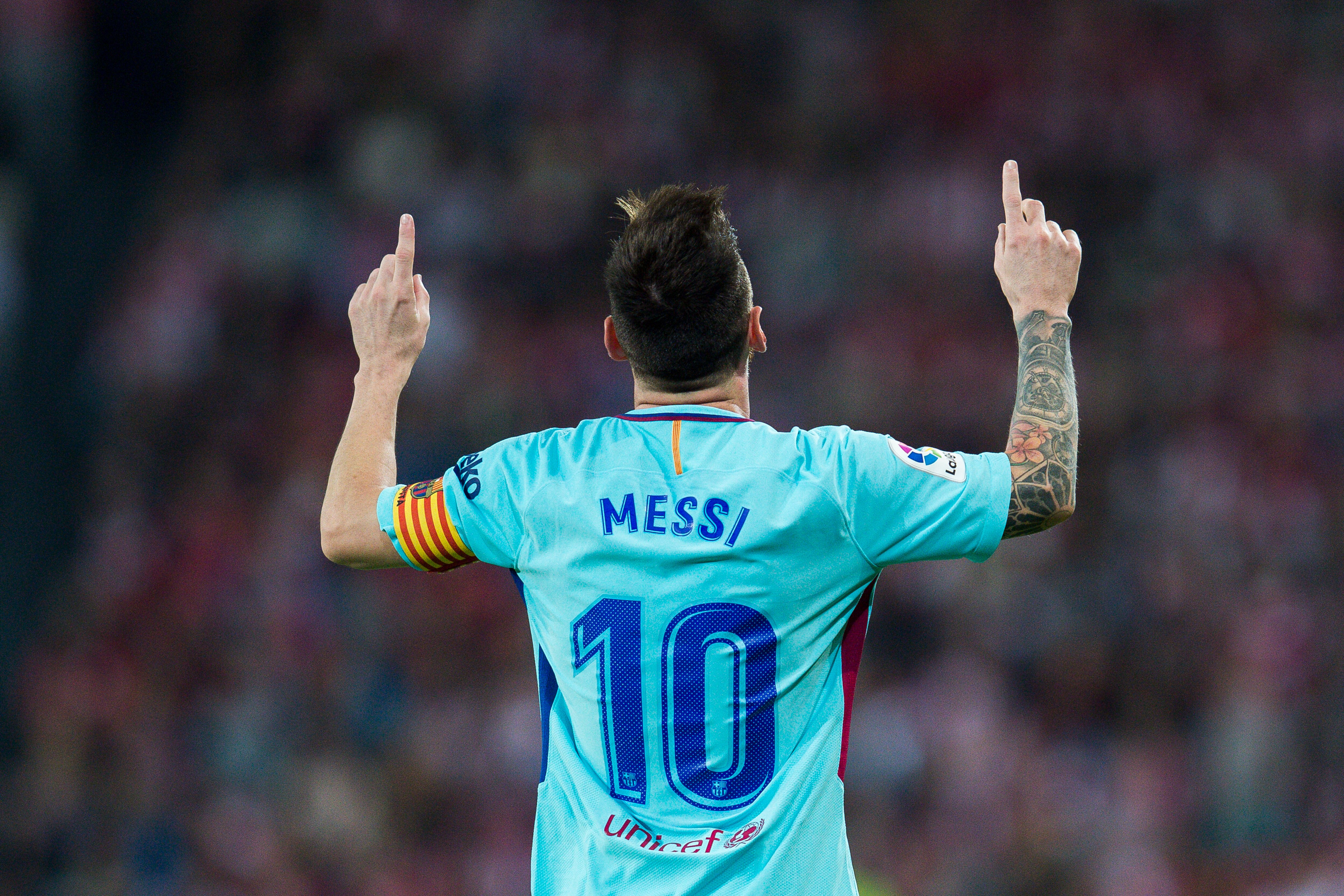 messi jersey number