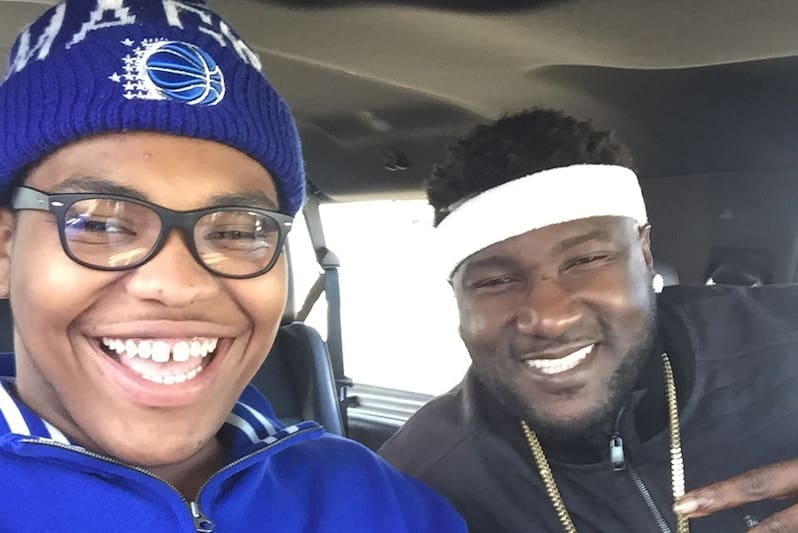 Orlando with Jammal Brown, who has tried to help Brown become a healthier, better player.