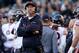 PHILADELPHIA, PA - NOVEMBER 26: Head coach John Fox of the Chicago Bears looks on from the sideline in the fourth quarter against the Philadelphia Eagles on November 26, 2017 at Lincoln Financial Field in Philadelphia, Pennsylvania. (Photo by Elsa/Gett