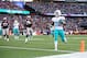 FOXBORO, MA - NOVEMBER 26: Kenyan Drake # 32 of the Miami Dolphins scores a touchdown during the fourth quarter of a game against the New England Patriots at Gillette Stadium on November 26, 2017 in Foxboro, Mbadachusetts. (Photo by Adam Glanzman / Getty I