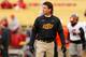 Gundy's infamous mullet in full flow
