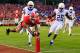 ATHENS, GA - NOVEMBER 18: Sony Michel # 1 of the Georgia Bulldogs plunges into the end zone for a touchdown during the first half against the Kentucky Wildcats at Sanford Stadium on November 18, 2017 in Athens, Georgia. (Photo by Daniel Shirey / Getty Images)