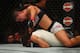 7DETROIT, MI - DECEMBER 02: Tecia Torres (top) battles Michelle Waterson during UFC 218 at Little Ceasars Arena on December 2, 2018 in Detroit, Michigan. (Photo by Gregory Shamus/Getty Images)