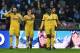 Juventus' forward from Argentina Gonzalo Higuain (L) celebrates with teammates Juventus' forward from Argentina Paulo Dybala (2ndL), Juventus' midfielder from France Blaise Matuidi and Juventus' midfielder from Germany Sami Khedira (R) during the Italian