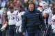 New England Patriots head coach Bill Belichick during Sunday's 23-3 victory over the Buffalo Bills