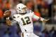 CHARLOTTE, NC - DECEMBER 02: Malik Rosier #12 of the Miami Hurricanes throws a pass against the Clemson Tigers in the first quarter during the ACC Football Championship at Bank of America Stadium on December 2, 2017 in Charlotte, North Carolina. (Photo