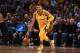 DENVER, CO - DECEMBER 2: Jamal Murray #27 of the Denver Nuggets handles the ball against the Los Angeles Lakers on December 2, 2017 at the Pepsi Center in Denver, Colorado. NOTE TO USER: User expressly acknowledges and agrees that, by downloading and/or u