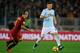ROME, ROMA - NOVEMBER 18: Radja Nainggolan of AS Roma compete for the ball with Sergej Milinkovic Savic of SS Lazio during the Serie A match between AS Roma and SS Lazio at Stadio Olimpico on November 18, 2017 in Rome, Italy. (Photo by Marco Rosi/Getty