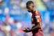 GETAFE, SPAIN - SEPTEMBER 16: Ousmane Dembele of Barcelona looks on during the La Liga match between Getafe and Barcelona at Coliseum Alfonso Perez on September 16, 2017 in Getafe, Spain. (Photo by fotopress/Getty Images)