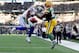 ARLINGTON, TX - OCTOBER 08: Jourdan Lewis #27 of the Dallas Cowboys breaks up a pass intended for Davante Adams #17 of the Green Bay Packers in the fourth quarter at AT&T Stadium on October 8, 2017 in Arlington, Texas. (Photo by Tom Pennington/Getty Ima