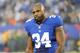 Former running back Brandon Jacobs enjoyed two 1,000-yard rushing seasons playing with Eli Manning.