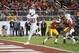 SANTA CLARA, CA - DECEMBER 01: Bryce Love #20 of the Stanford Cardinal scores on a 9-yard touchdown run against the USC Trojans during the Pac-12 Football Championship Game at Levi's Stadium on December 1, 2017 in Santa Clara, California. (Photo by Thea