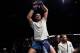 Ortega celebrates in front of the California crowd.