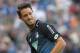 Hoffenheim's German forward Mark Uth celebrates after scoring the 2-1 during the German First division Bundesliga football match TSG 1899 Hoffenheim vs FC Augsburg in Sinsheim, southwestern Germany, on October 14, 2017. / AFP PHOTO / Amelie QUERFURTH / RE