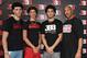 Left to right: Lonzo Ball, LaMelo Ball, LiAngelo Ball and LaVar Ball