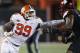 LOUISVILLE, KY - SEPTEMBER 16: Clelin Ferrell #99 of the Clemson Tigers in action during a game against the Louisville Cardinals at Papa John's Cardinal Stadium on September 16, 2017 in Louisville, Kentucky. Clemson won 47-21. (Photo by Joe Robbins/Getty