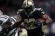 NEW ORLEANS, LA - DECEMBER 17: Mark Ingram #22 of the New Orleans Saints runs with the ball during the first half of a game against the New York Jets at the Mercedes-Benz Superdome on December 17, 2017 in New Orleans, Louisiana. (Photo by Chris Graythen
