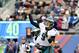 EAST RUTHERFORD, NJ - DECEMBER 17: Nick Foles #9 of the Philadelphia Eagles throws a pass against the New York Giants during the first quarter in the game at MetLife Stadium on December 17, 2017 in East Rutherford, New Jersey. (Photo by Elsa/Getty Image