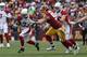 LANDOVER, MD - DECEMBER 17: Running back Kerwynn Williams #33 of the Arizona Cardinals carries the ball in the second quarter against the Washington Redskins at FedEx Field on December 17, 2017 in Landover, Maryland. (Photo by Rob Carr/Getty Images)