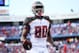 ORCHARD PARK, NY - OCTOBER 22: O.J. Howard #80 of the Tampa Bay Buccaneers scores a touchdown during the fourth quarter of an NFL game against the Buffalo Bills on October 22, 2017 at New Era Field in Orchard Park, New York. (Photo by Tom Szczerbowski/G