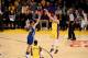 LOS ANGELES, CA - DECEMBER 18:  Lonzo Ball #2 of the Los Angeles Lakers shoots the ball against the Golden State Warriors on December 18, 2017 at STAPLES Center in Los Angeles, California. NOTE TO USER: User expressly acknowledges and agrees that, by down
