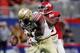ATLANTA, GA - SEPTEMBER 02: Levi Wallace #39 of the Alabama Crimson Tide breaks up a pass intended for Auden Tate #18 of the Florida State Seminoles during their game at Mercedes-Benz Stadium on September 2, 2017 in Atlanta, Georgia. (Photo by Kevin C.
