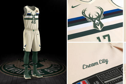 Milwaukee Bucks Cream City Jersey Redesign. : r/nba