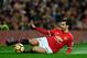 Manchester United's Armenian midfielder Henrikh Mkhitaryan controls the ball during the English Premier League football match between Manchester United and Brighton and Hove Albion at Old Trafford in Manchester, north west England, on November 25, 2017. /