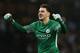 MANCHESTER, ENGLAND - DECEMBER 23: Ederson of Manchester City in action during the Premier League match between Manchester City and AFC Bournemouth at Etihad Stadium on December 23, 2017 in Manchester, England. (Photo by Matthew Lewis/Getty Images)