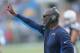 CARSON, CA - DECEMBER 10: Head coach Anthony Lynn of the Los Angeles Chargers signals in the second quarter against the Washington Redskins on December 10, 2017 at StubHub Center in Carson, California. (Photo by Stephen Dunn/Getty Images)