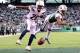 Casey Heyward defends a pass in a December 24 contest against the New York Jets.
