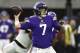 MINNEAPOLIS, MN - DECEMBER 17: Case Keenum #7 of the Minnesota Vikings passes the ball in the first quarter of the game against the Cincinnati Bengals on December 17, 2017 at U.S. Bank Stadium in Minneapolis, Minnesota. (Photo by Hannah Foslien/Getty Imag