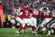 LOS ANGELES, CA - JANUARY 06: Matt Ryan #2 of the Atlanta Falcons throws a pass during the NFC Wild Card Playoff Game against the Los Angeles Rams at the Los Angeles Coliseum on January 6, 2018 in Los Angeles, California. (Photo by Sean M. Haffey/Getty