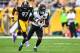 PITTSBURGH, PA - OCTOBER 08: Allen Hurns #88 of the Jacksonville Jaguars in action during the game against the Pittsburgh Steelers at Heinz Field on October 8, 2017 in Pittsburgh, Pennsylvania. (Photo by Joe Sargent/Getty Images) *** Local Caption ***