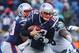 FOXBORO, MA - DECEMBER 31: Steve McLendon #99 of the New York Jets sacks Tom Brady #12 of the New England Patriots during the second half at Gillette Stadium on December 31, 2017 in Foxboro, Massachusetts. (Photo by Maddie Meyer/Getty Images)