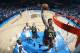 OKLAHOMA CITY, OK - DECEMBER 22: John Collins #20 of the Atlanta Hawks dunks against the Oklahoma City Thunder on December 22, 2017 at Chesapeake Energy Arena in Oklahoma City, Oklahoma. NOTE TO USER: User expressly acknowledges and agrees that, by downl