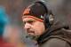 CLEVELAND, OH - JANUARY 3: Head coach Mike Pettine of the Cleveland Browns looks on during the first quarter against the Pittsburgh Steelers at FirstEnergy Stadium on January 3, 2016 in Cleveland, Ohio. (Photo by Jason Miller/Getty Images)