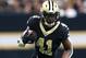 Saints running back Alvin Kamara