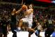 PITTSBURGH, PA - JANUARY 10: Grayson Allen #3 of the Duke Blue Devils drives the lane against Shamiel Stevenson #23 of the Pittsburgh Panthers at Petersen Events Center on January 10, 2018 in Pittsburgh, Pennsylvania. (Photo by Justin K. Aller/Getty Ima