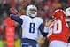 <<enter caption here>> at Arrowhead Stadium on January 06, 2018 in Kansas City, Missouri.