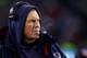 FOXBOROUGH, MA - JANUARY 13: Head coach Bill Belichick of the New England Patriots looks on during the AFC Divisional Playoff game against the Tennessee Titans at Gillette Stadium on January 13, 2018 in Foxborough, Massachusetts. (Photo by Maddie Meyer/Ge