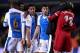 VILLARREAL, SPAIN - JANUARY 10: Players of Leganes celebrates after the Copa del Rey, Round of 16, second Leg match between Villarreal CF and Leganes at Estadio de La Ceramica on January 10, 2018 in Villarreal, Spain. (Photo by Manuel Queimadelos Alonso