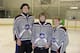 Terry (right), at age 12, stands with World Selects teammates Noah Bushnell (left) and Blake Speers.