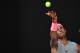 Spain's Rafael Nadal serves during their men's singles second round match against Argentina's Leonardo Mayer on day three of the Australian Open tennis tournament in Melbourne on January 17, 2018. / AFP PHOTO / Paul Crock / -- IMAGE RESTRICTED TO EDITORIA