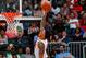 ATLANTA, GA - NOVEMBER 06: John Collins #20 of the Atlanta Hawks attempts a dunk against Daniel Theis #27 of the Boston Celtics at Philips Arena on November 6, 2017 in Atlanta, Georgia. NOTE TO USER: User expressly acknowledges and agrees that, by downl