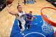 ORLANDO, FL - APRIL 12: Aaron Gordon #00 of the Orlando Magic dunks against the Detroit Pistons on April 12, 2017 at the Amway Center in Orlando, Florida. NOTE TO USER: User expressly acknowledges and agrees that, by downloading and or using this Photogra