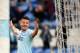 Lazio's midfielder from Serbia Sergej Milinkovic-Savic celebrates after scoring during the Italian Serie A football match Lazio vs Chievo at the Olympic Stadium in Rome on January 21, 2018. / AFP PHOTO / FILIPPO MONTEFORTE (Photo credit should rea