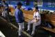 LOS ANGELES, CA - SEPTEMBER 07: Pitcher Walker Buehler #64 of the Los Angeles Dodgers talks with a member of the coaching staff during the ninth inning of the MLB game against the Colorado Rockies at Dodger Stadium on September 7, 2017 in Los Angeles, Ca